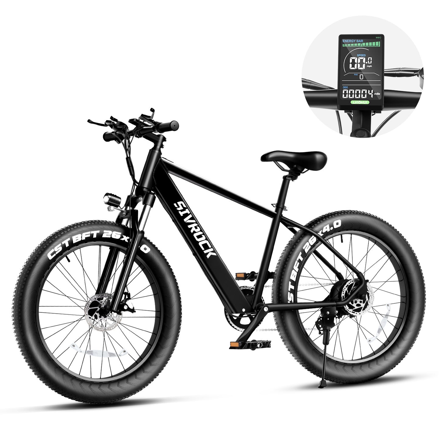 SIVROCK Professional Electric Bike For Adults, 26 X 4.0 Inches Fat Tire **USA Shipping Only**