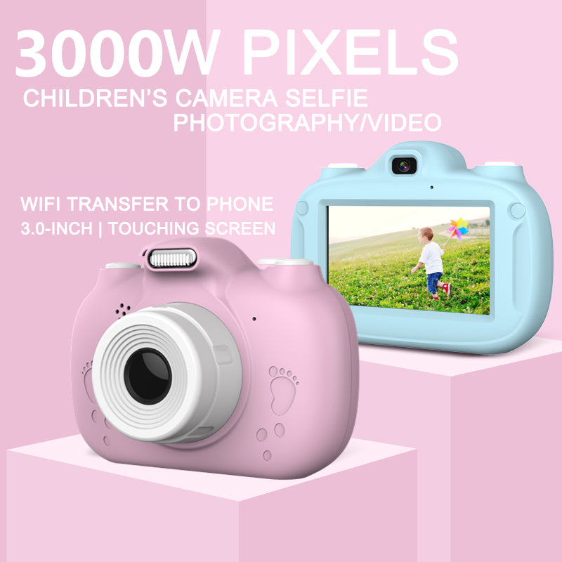 New Touch Screen WIFI Kids Camera 2800W Small SLR Dual Lens Kids Digital Camera Gift For Children