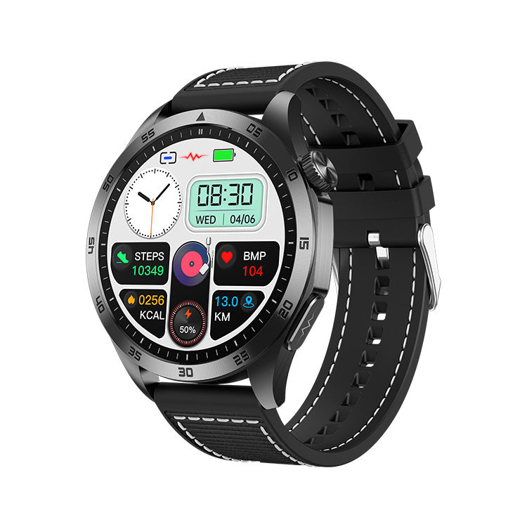 New ET485 smart watch ECG electrocardiogram Bluetooth call AMOLED micro physical examination emotional function