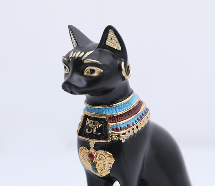 Egyptian Cat God Decorates Home Entrances Crafts Living Room Decorations Gifts Lucky Cats