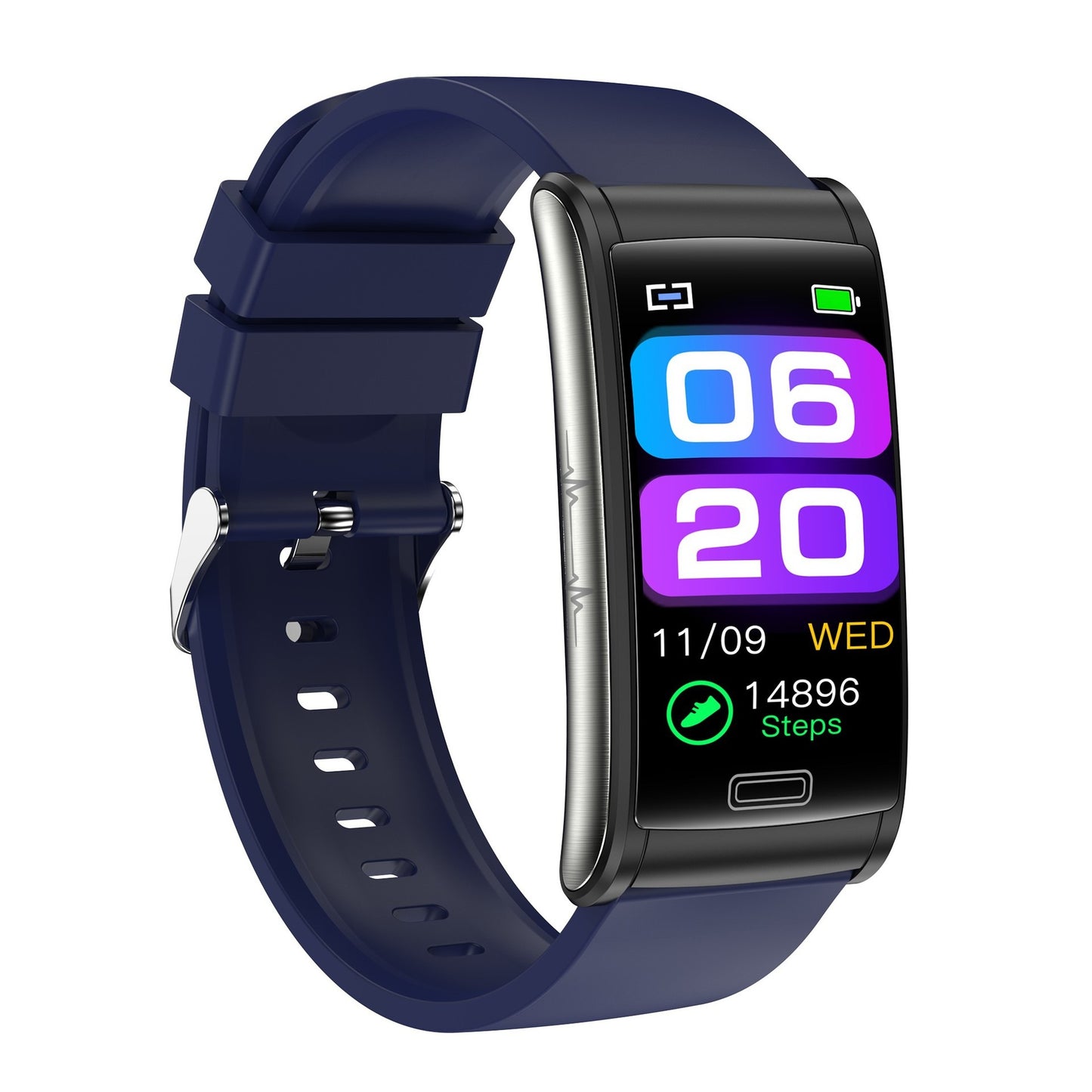 E600 1.47-inch Full touch screen Egg roll smartwatch ECG blood glucose oxygen health fitness E600 smart watch band Bracelet