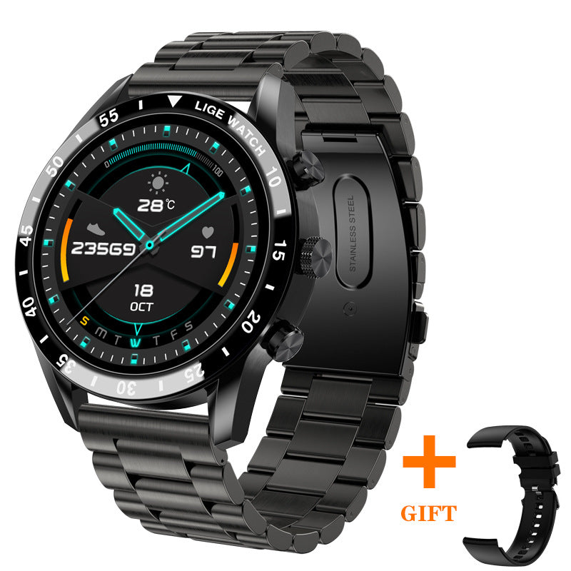 Bluetooth call smart watch pedometer sports multifunctional men's waterproof bracelet watch