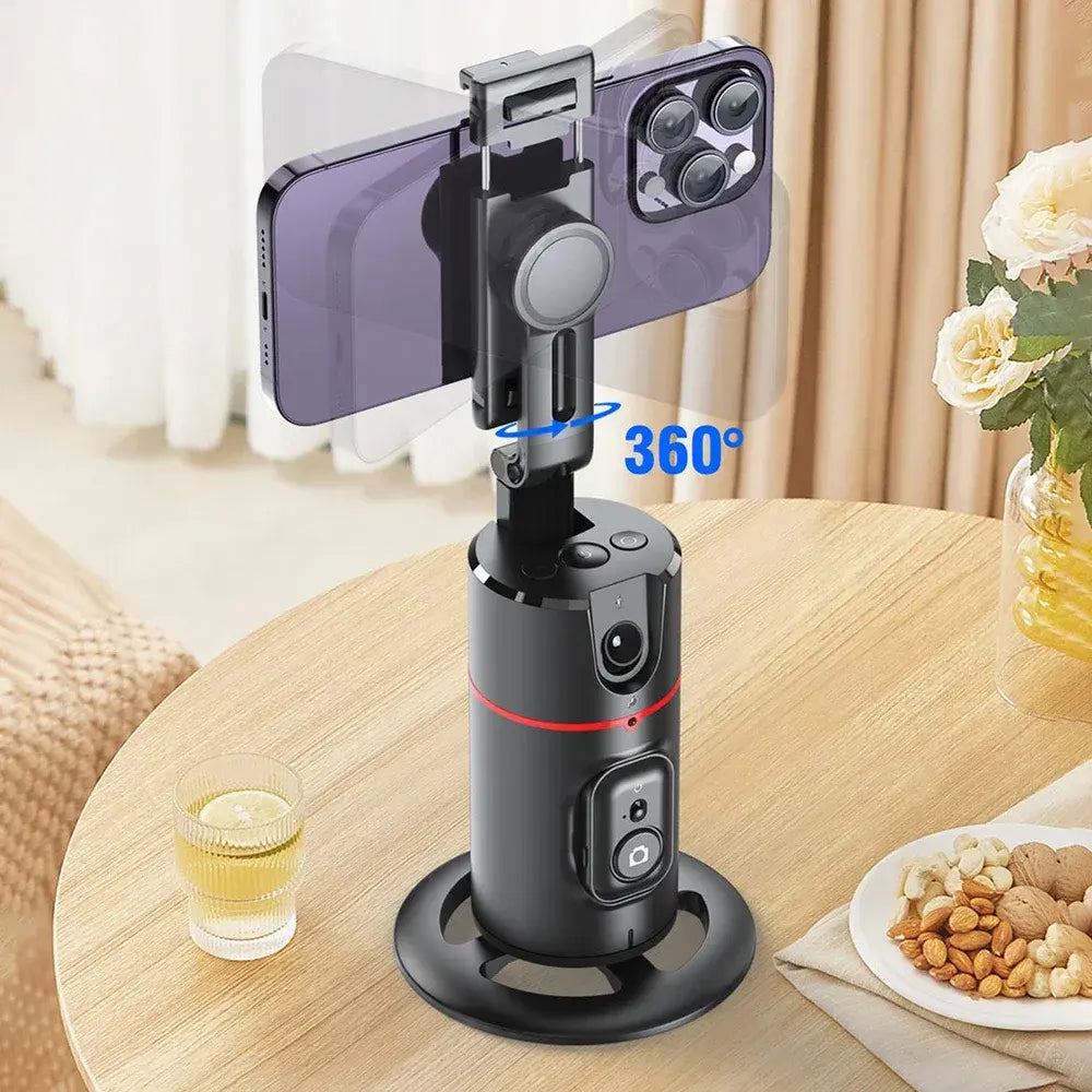 360 Auto Face Tracking Gimbal Auto Tracking Phone Holder Smart Selfie Gimbal Stabilizer with Gesture Control