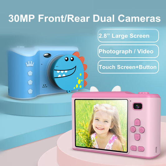 2.8 Inch HD Dual-Camera Children's Digital Camera Mini Small SLR Can Take Pictures Interest Toy Gift