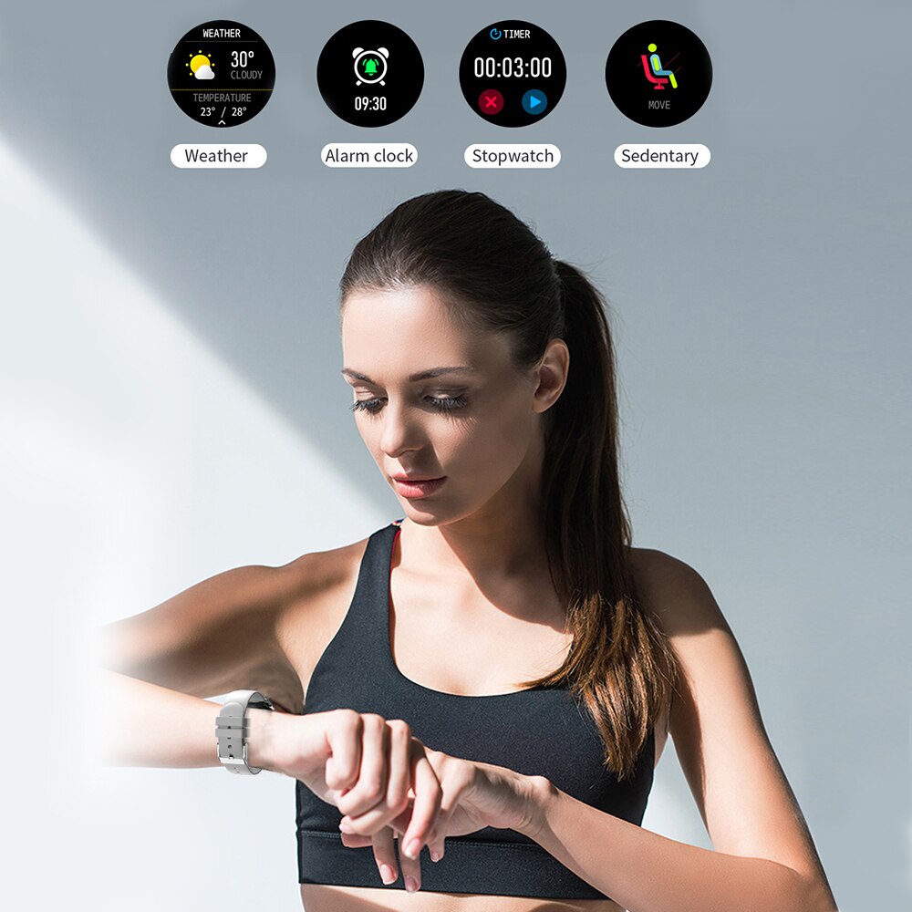 COLMI V23 Women Smart Watch Full Touch Fitness Tracker IP67 Waterproof Blood Pressure Smart Clock Men Smartwatch