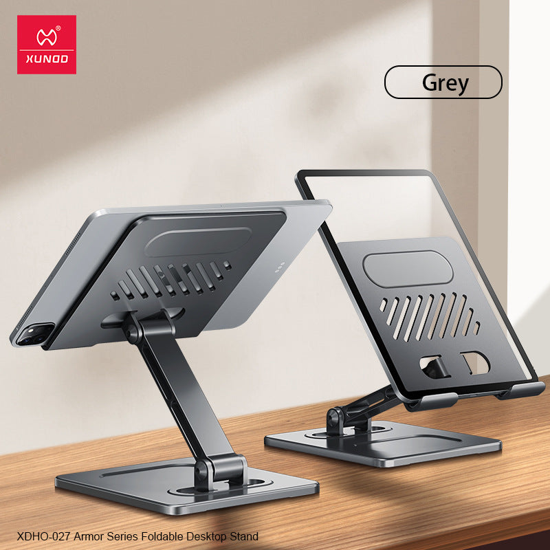 Suitable for tablet stand, iPad desktop stand, mobile phone universal metal heat dissipation, foldable lazy person stand