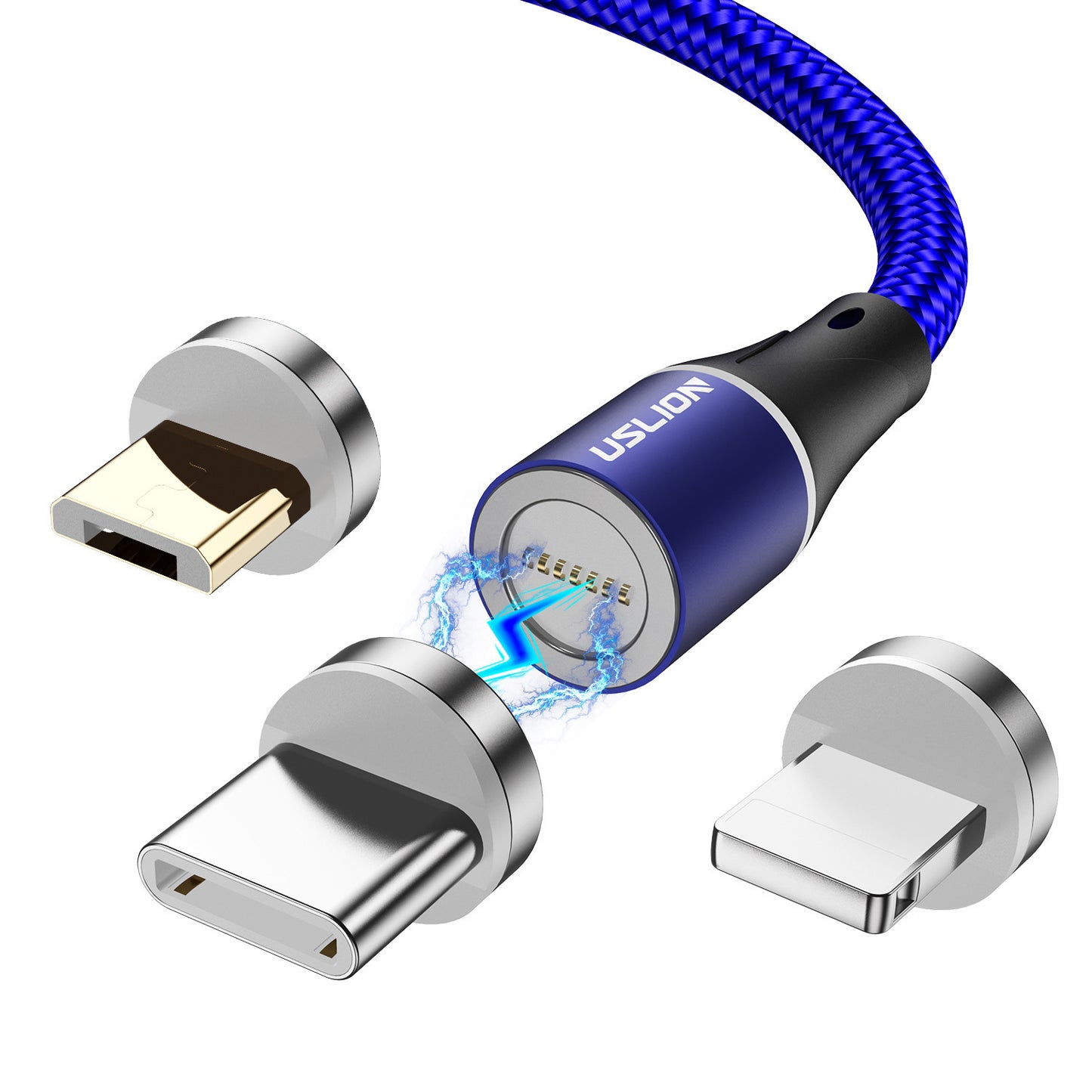 Compatible Magnetic Data Cable USB Magnetic Three-in-one Blind Data Cable