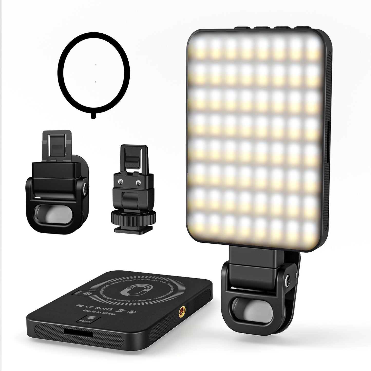 Magnetic fill light LED video conference phone fill light camera photography live broadcast photography pocket light