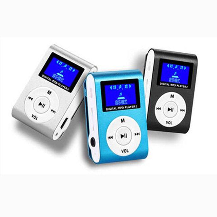 Screen Card Mp3 Card Clip Mp3 Metal Aluminum Housing Sports Mp3