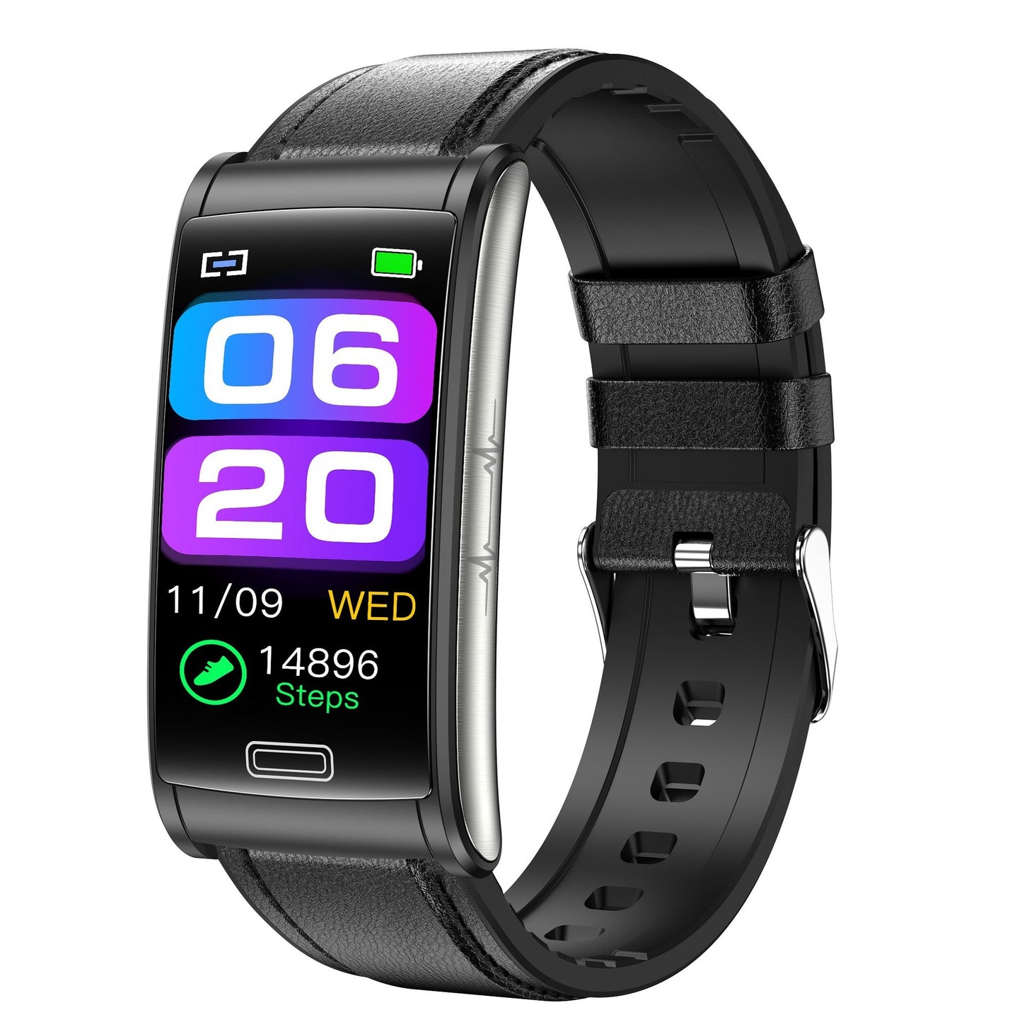 E600 1.47-inch Full touch screen Egg roll smartwatch ECG blood glucose oxygen health fitness E600 smart watch band Bracelet