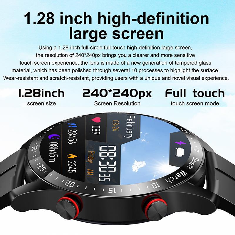 HW20 Smart Watch ECG+PPG Business Stainless Steel Strap 1.46 Large Screen Bluetooth Call Smart Watch