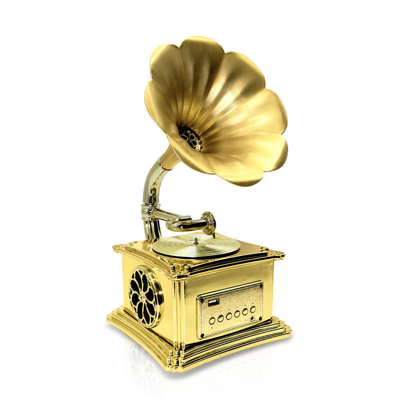 Retro Phonograph Bluetooth Speaker Creative Gift Home Audio Small Ornaments Vinyl Record Player Wholesale