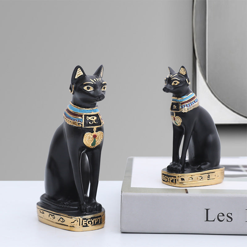 Egyptian Cat God Decorates Home Entrances Crafts Living Room Decorations Gifts Lucky Cats