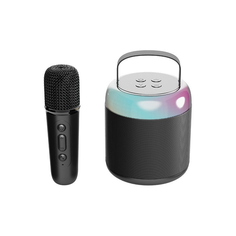 Bluetooth speaker convenient mini karaoke microphone sound system children's karaoke home mini KTV