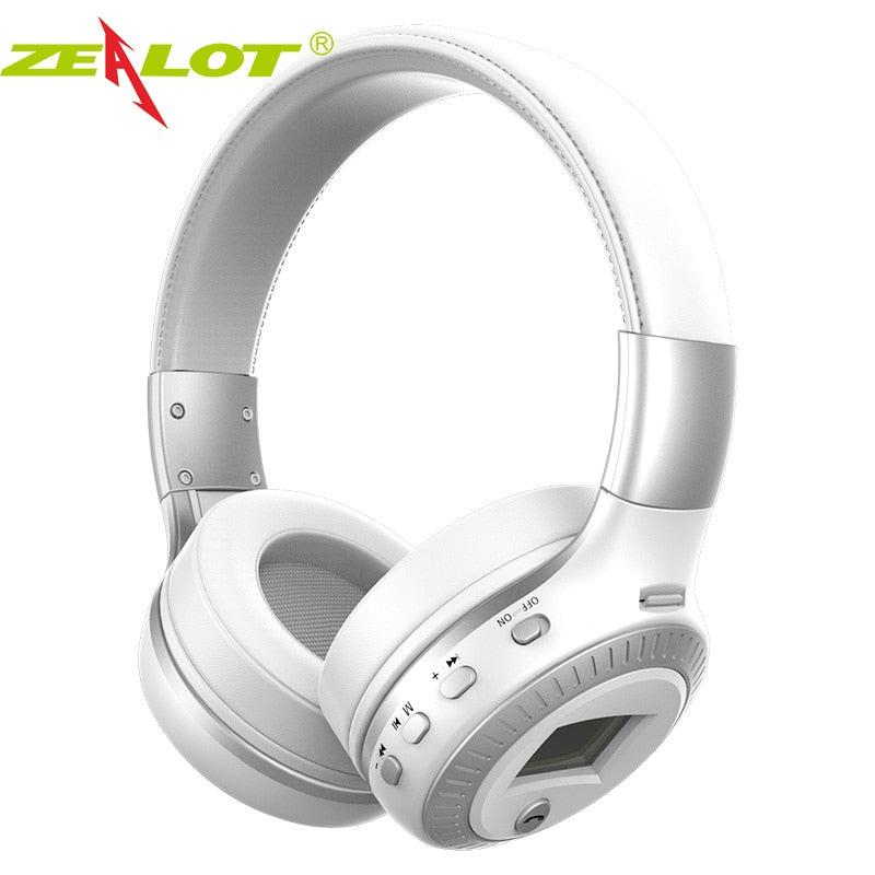 ZEALOT B19 Wireless Headphones with fm Radio Bluetooth Headset Stereo Earphone with Microphone