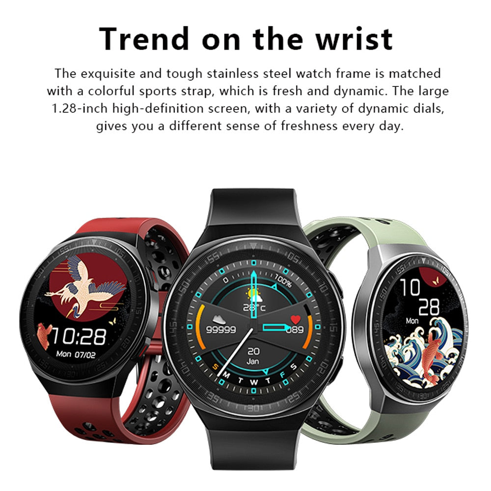 MT-3 8G Memory Music Smart Watch Men Bluetooth Call Full Touch Screen Waterproof Smartwatch Recording Function Sports Bracelet