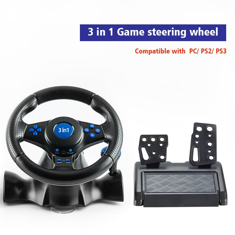 Suitable for Switch/Xbox One/360/PS4/PS2/PS3/PC racing games 7-in-1 steering wheel