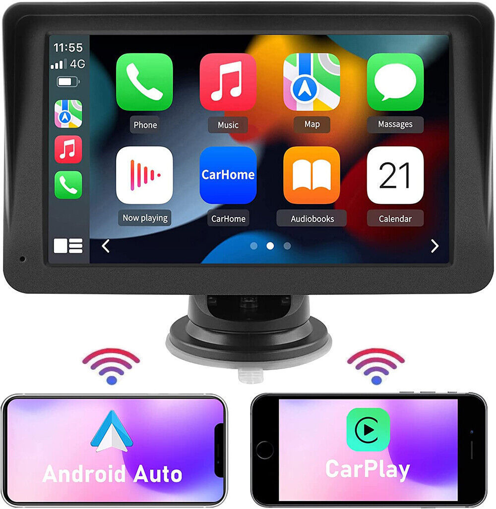 7-inch Portable Wireless Carplay Car Smart Screen MP5 Vehicle Navigation Reversing Player