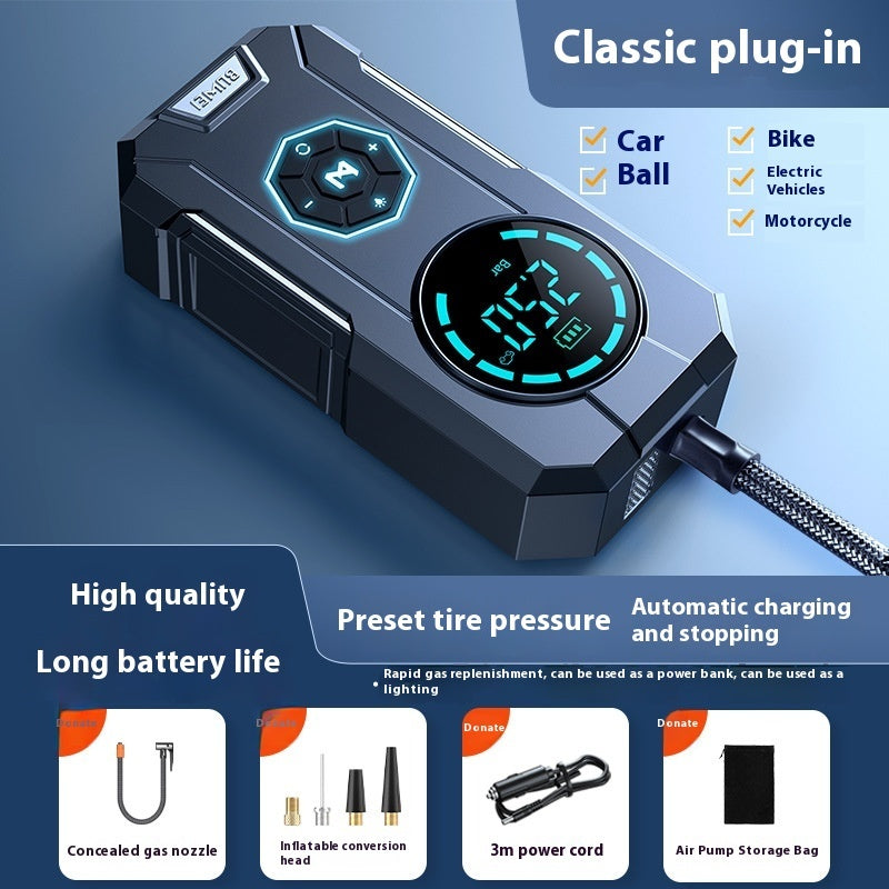 Car Wireless Air Portable Car Tire High Pressure Air Inflator